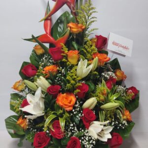 Arreglo Floral Triangular